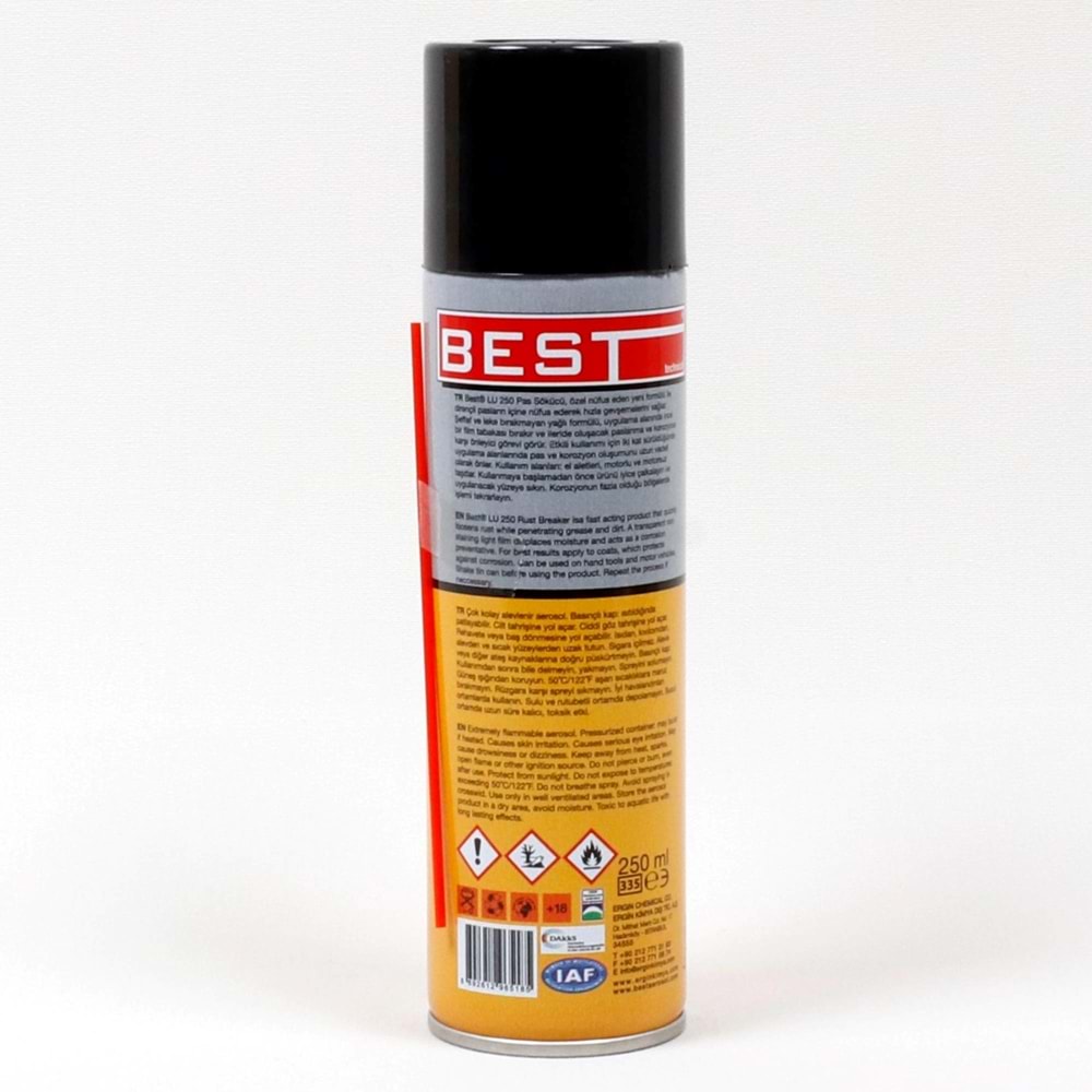 BEST LU 250 PAS SÖKÜCÜ 250 ML