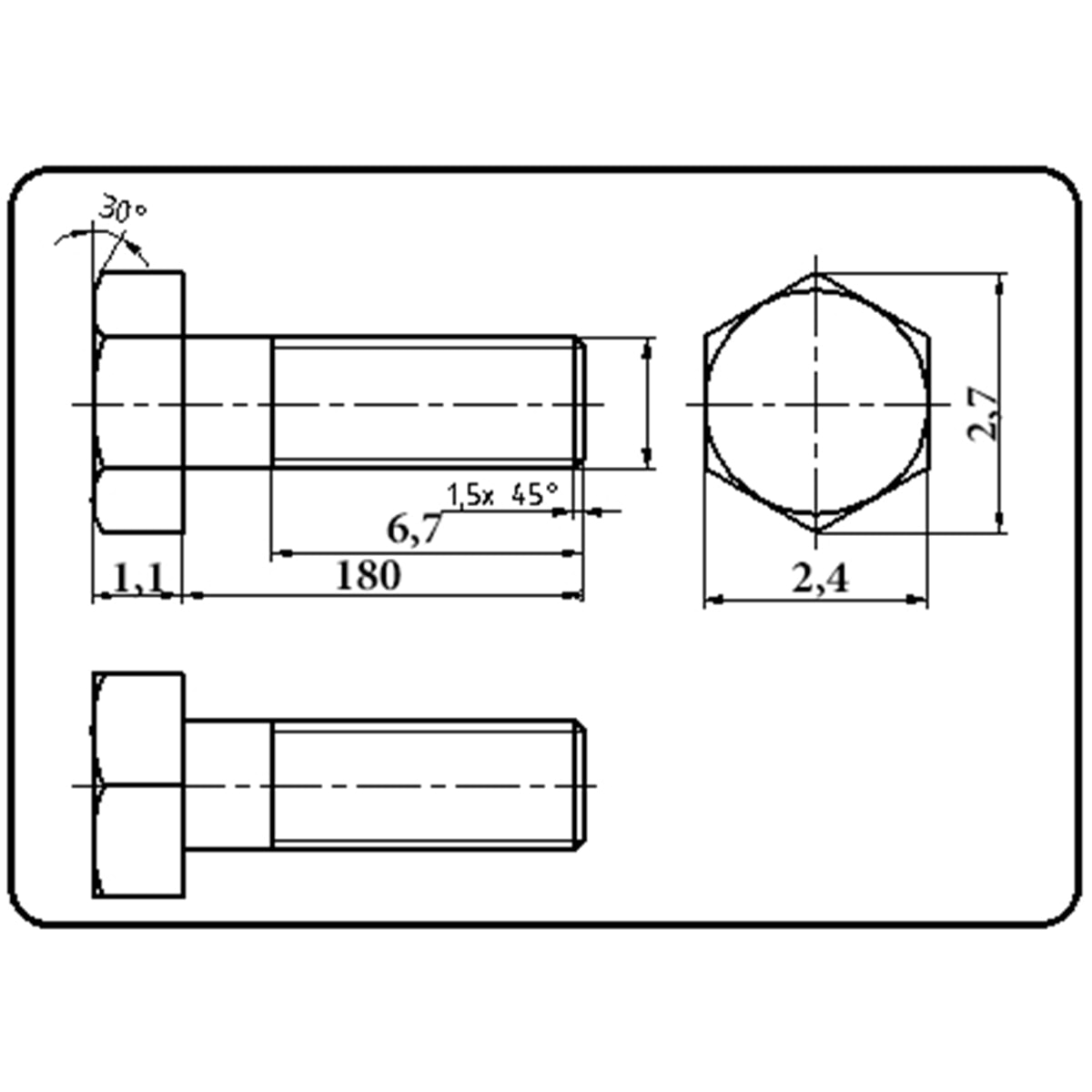 180 MM 5/8 ÇAMURLUK SAPLAMASI