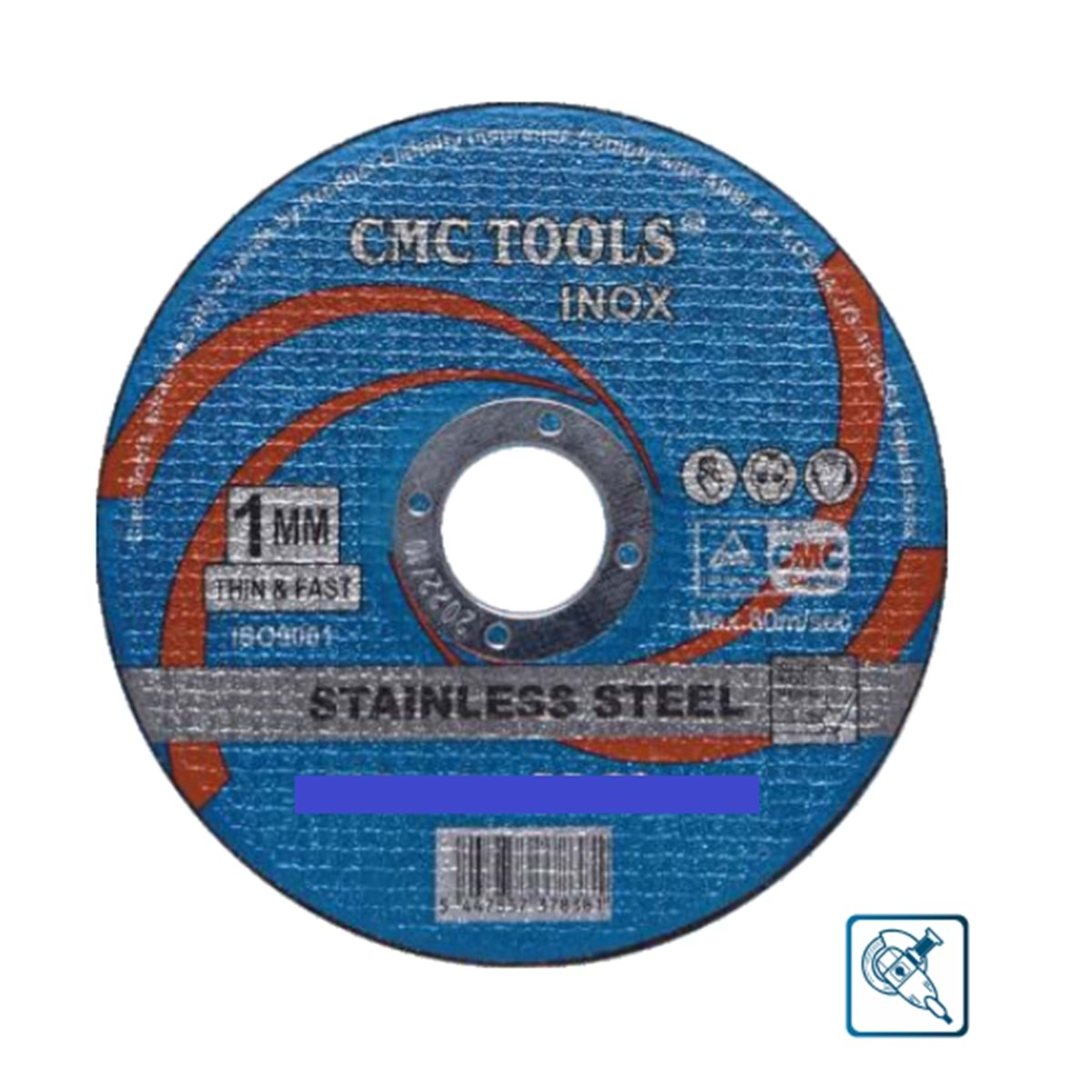 CMC 125*1.0*22 mm İNOX KESİCİ TAŞ