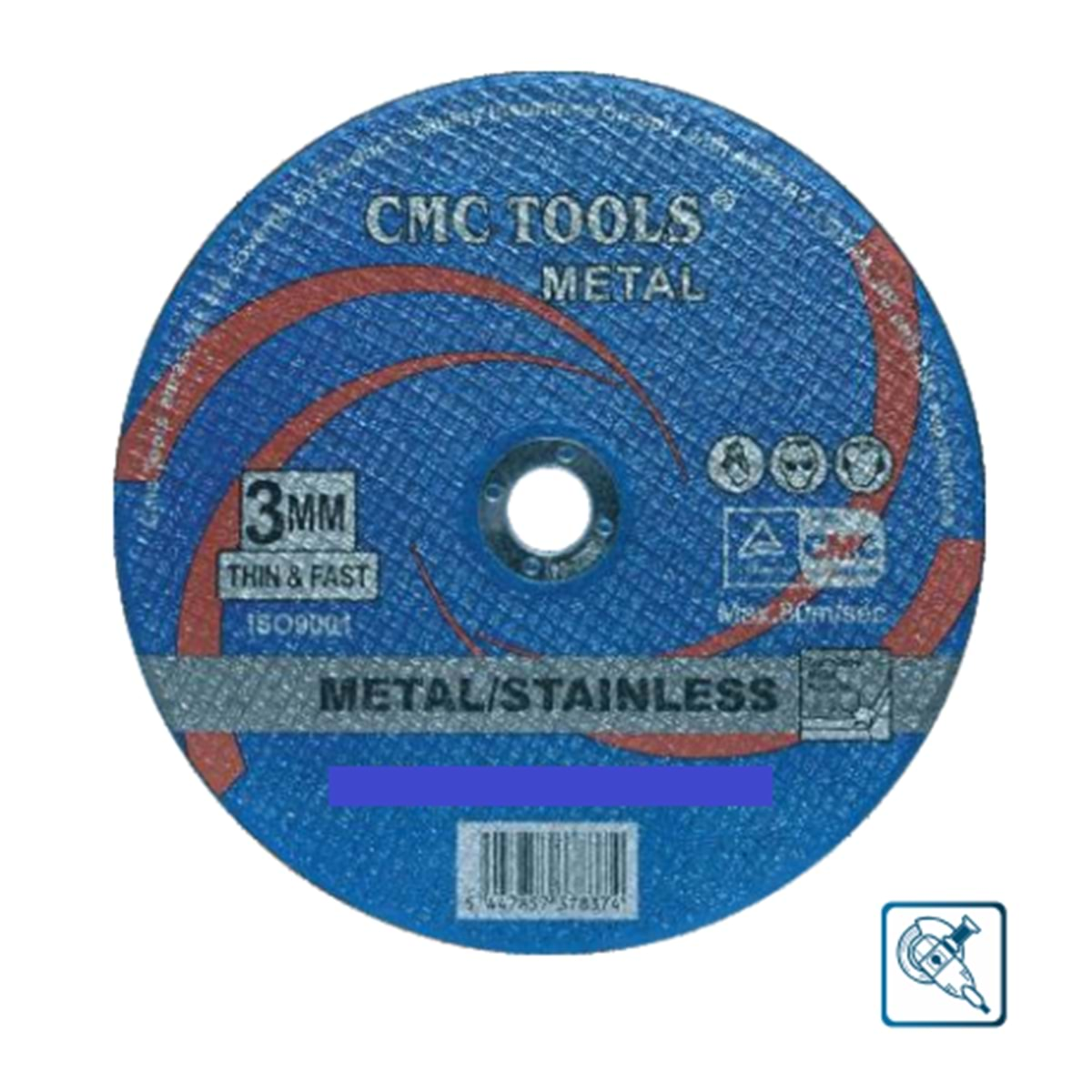 CMC 180*3.0*22 mm METAL KESİCİ TAŞ