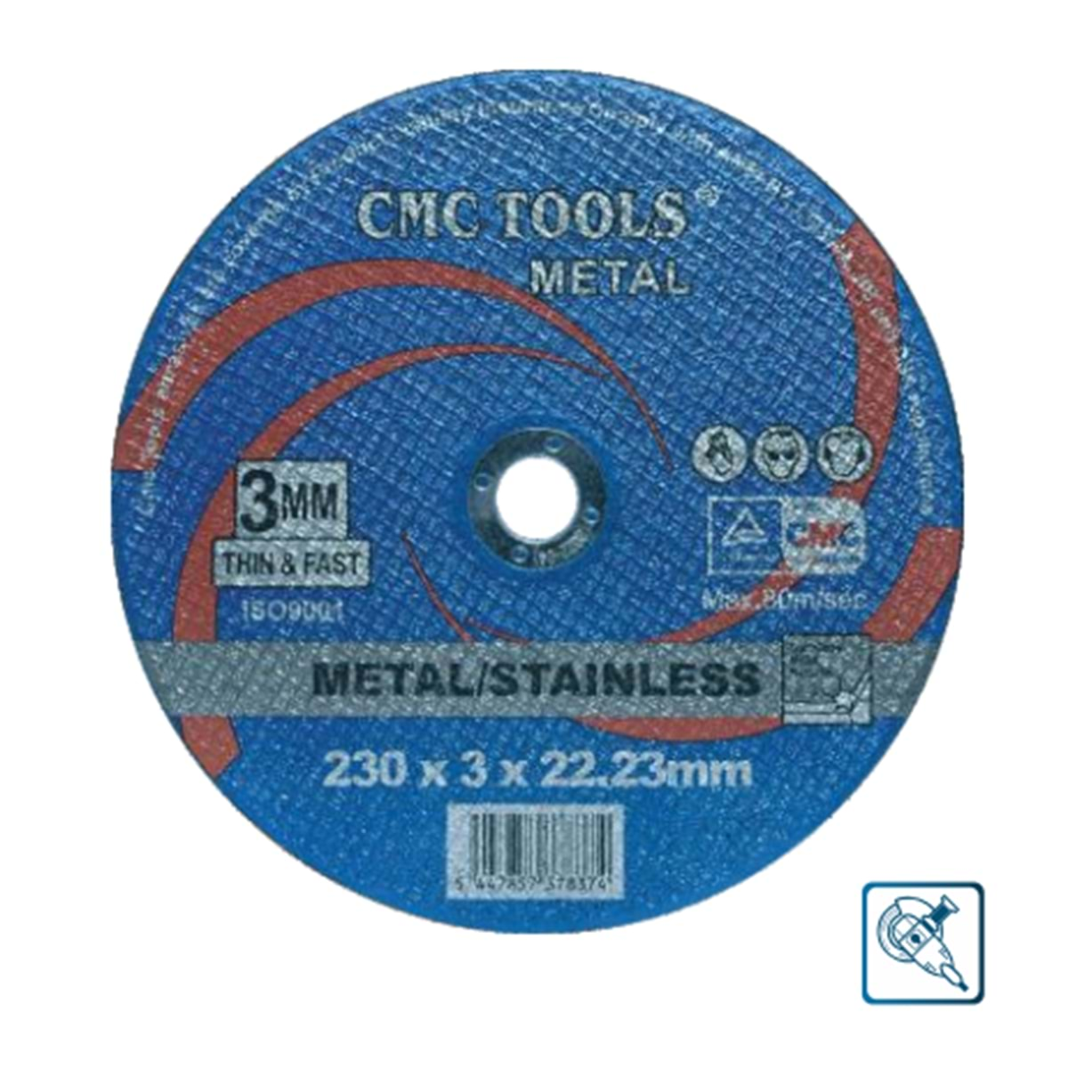 CMC 230*3.0*22 mm METAL KESİCİ TAŞ