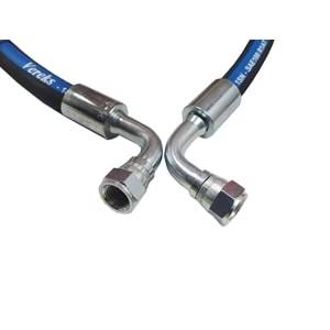 9/16-R1 40 CM ÇİFT DİRSEK HİDROLİK HORTUM