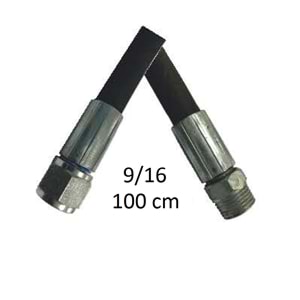 9/16-R1 100 CM DÜZ-ERKEK (JAKA GÖRE)HİDROLİK HORTUM