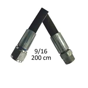 9/16-R1 200 CM DÜZ-ERKEK (JAKA GÖRE)HİDROLİK HORTUM