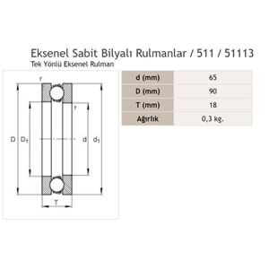 51113 RULMAN