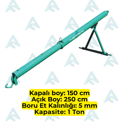 YUVARLAK CALASKA 1,5 MT (KALDIRAÇ)