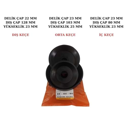 98-84-85 ÇANAK 3 KD PİSTON KEÇE SETİ