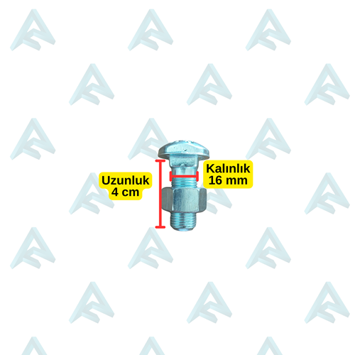 FIAT KISA JANT CİVATASI -SOMUNLU