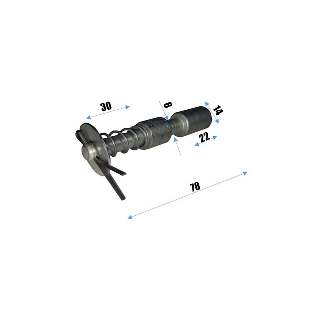 14 MM ŞAFT PİMİ