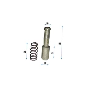 12 MM TOPUZLU ŞAFT PİMİ (EGE)