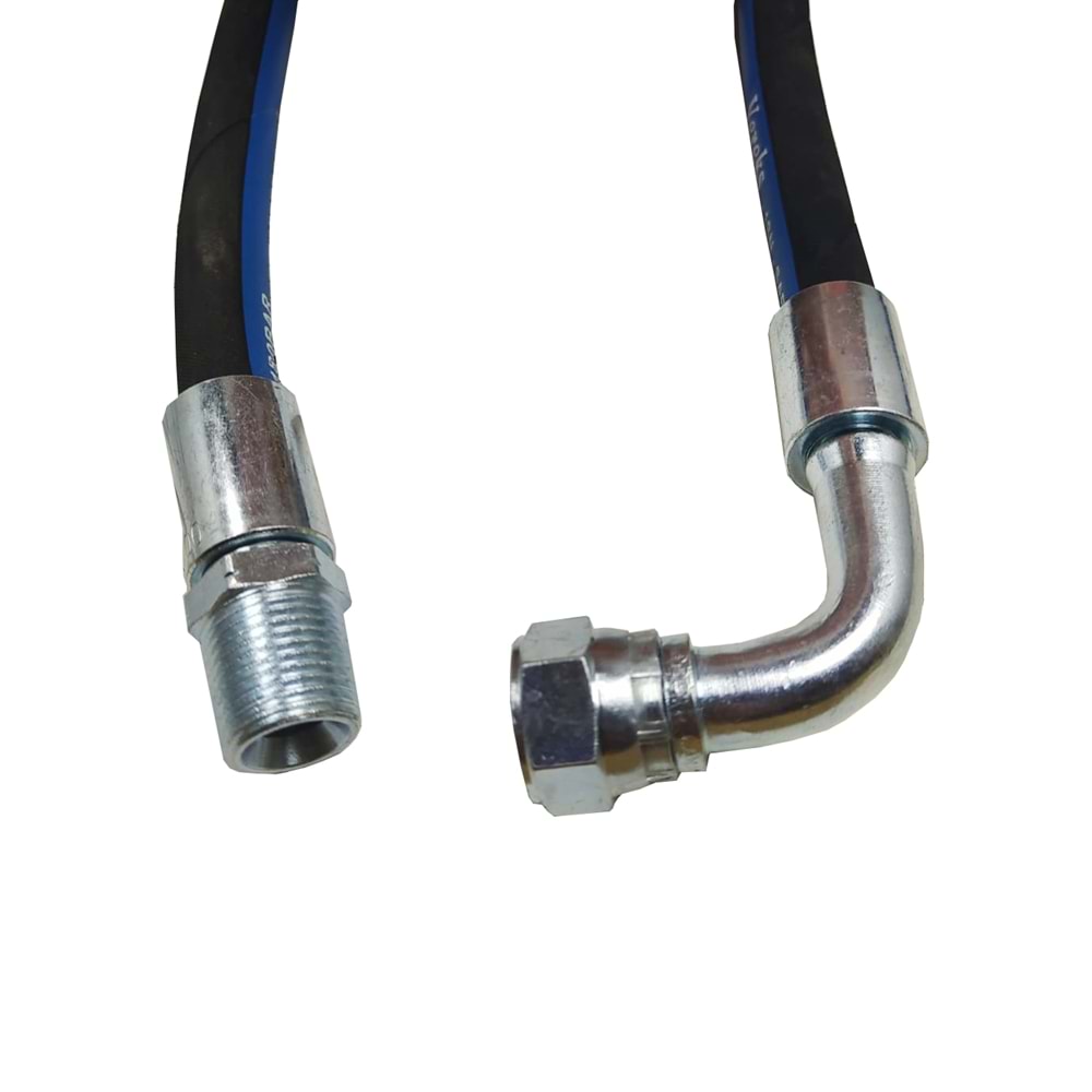 9/16-R1 350 CM TEK DİRSEK-ERKEK (JAKA GÖRE)HİDROLİK HORTUM