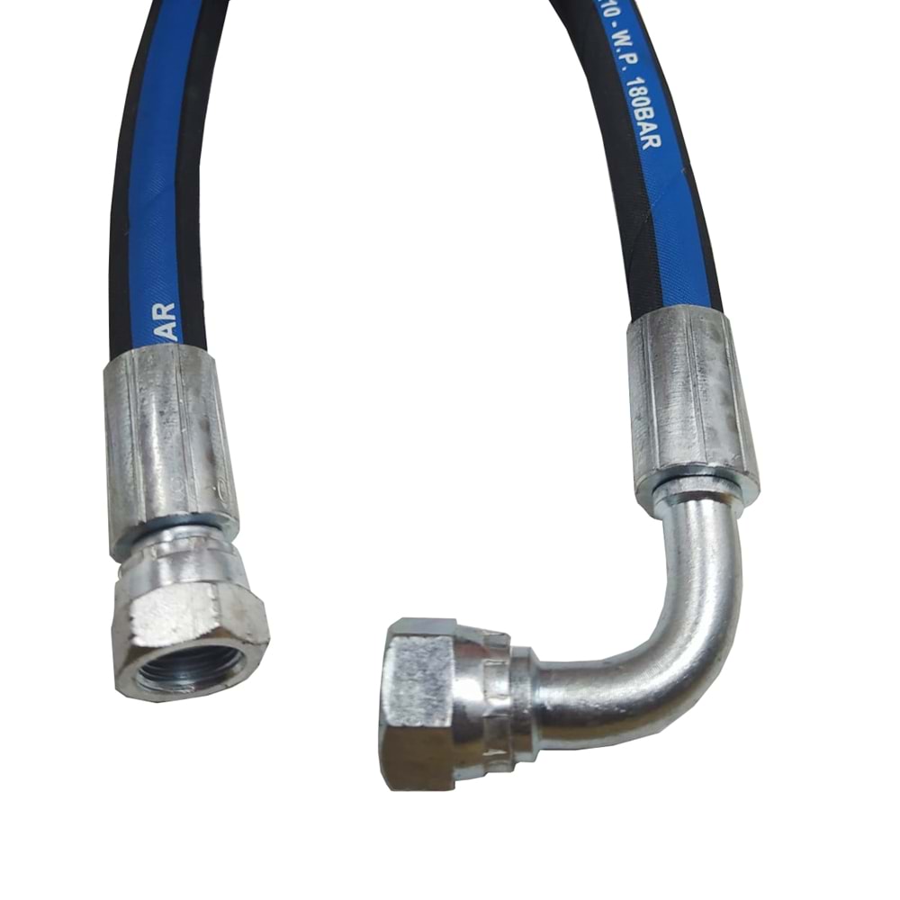 5/8-R1 70 CM TEK DİRSEK-DÜZ HİDROLİK HORTUM