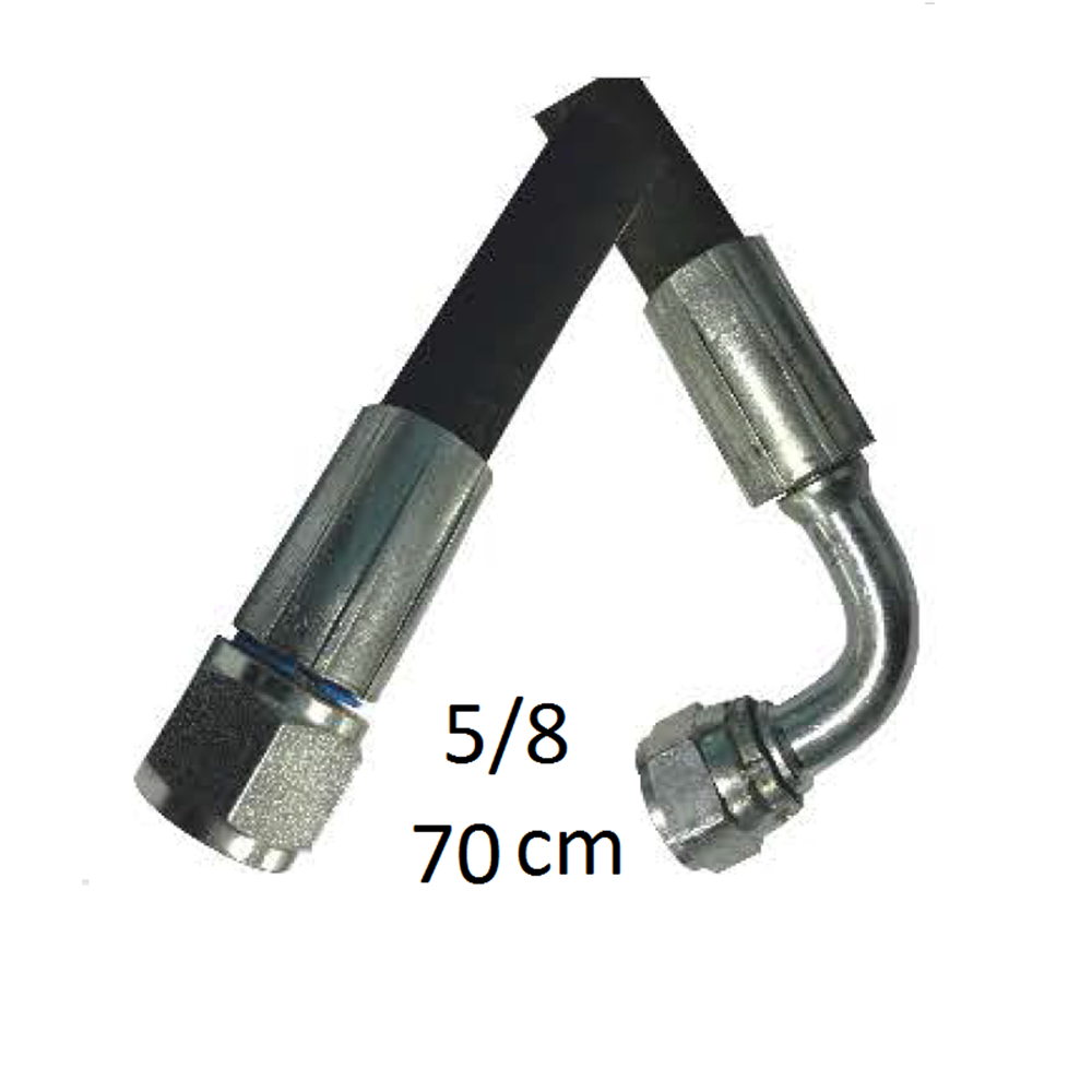 5/8-R1 70 CM TEK DİRSEK-DÜZ HİDROLİK HORTUM
