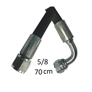 5/8-R1 70 CM TEK DİRSEK-DÜZ HİDROLİK HORTUM