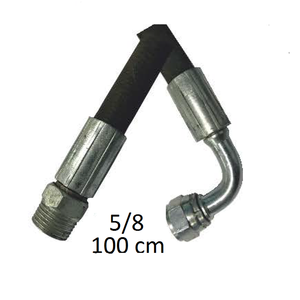5/8-R1 100 CM TEK DİRSEK-ERKEK (JAKA GÖRE)HİDROLİK HORTUM