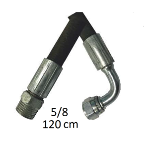 5/8-R1 120 CM TEK DİRSEK-ERKEK (JAKA GÖRE)HİDROLİK HORTUM