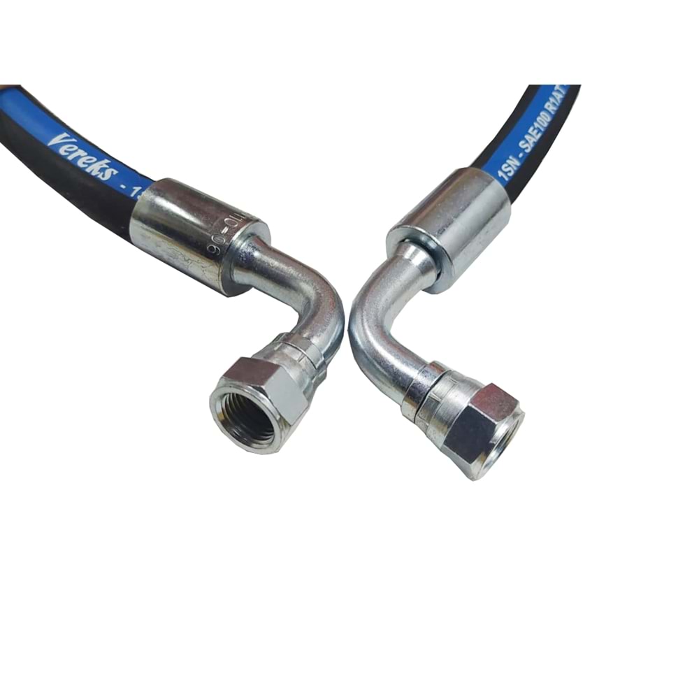 3/4-R1 400 CM ÇİFT DİRSEK HİDROLİK HORTUM