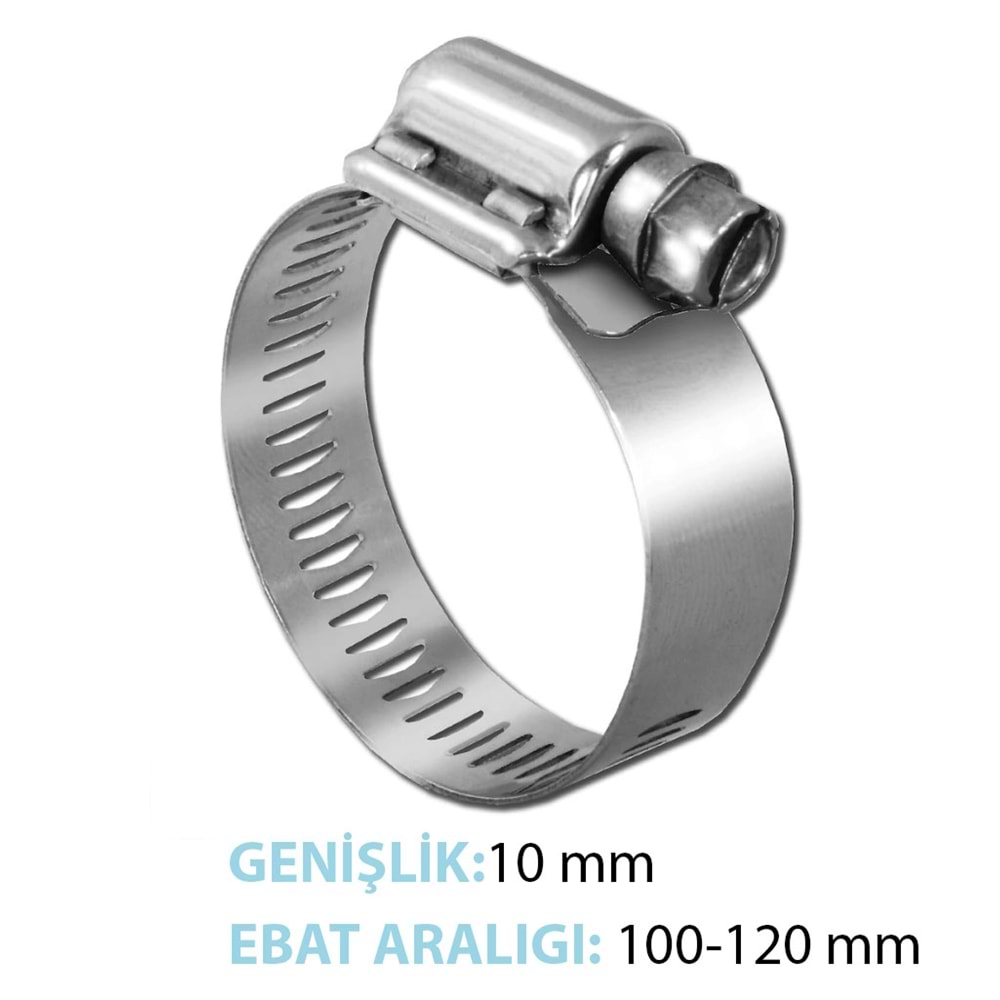 100*120 HORTUM KELEPÇESİ 10mm